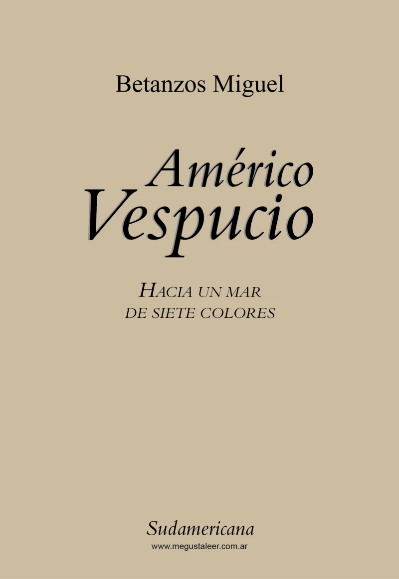 Portada: Americo Vespucio