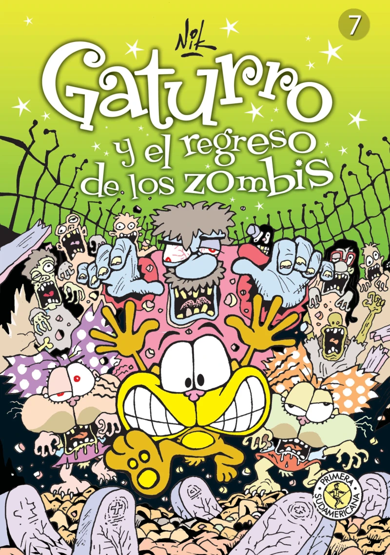 Portada: Gaturro 7. Gaturro y el regreso de los zombis (Fixed Layout)