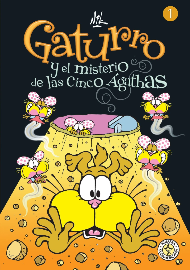 Portada: Gaturro 1. Gaturro y el misterio de las cinco Ágathas (Fixed Layout)