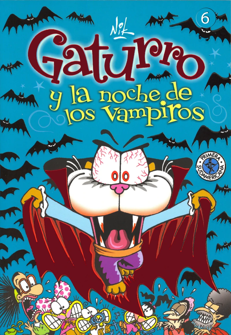 Portada: Gaturro 6. Gaturro y la noche de los vampiros  (Fixed Layout)