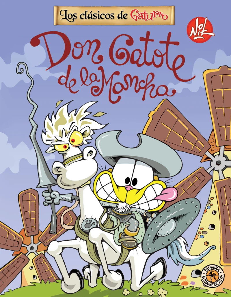 Portada: Don Gatote de la Mancha
