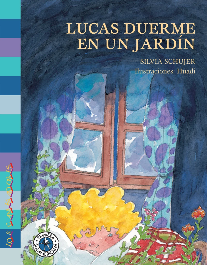 Portada: Lucas duerme en un jardín