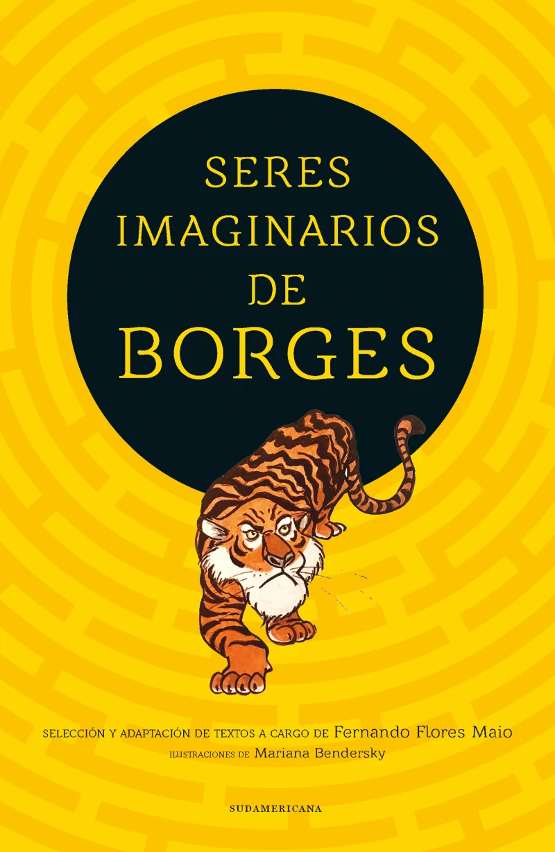 Portada: Seres imaginarios de Borges