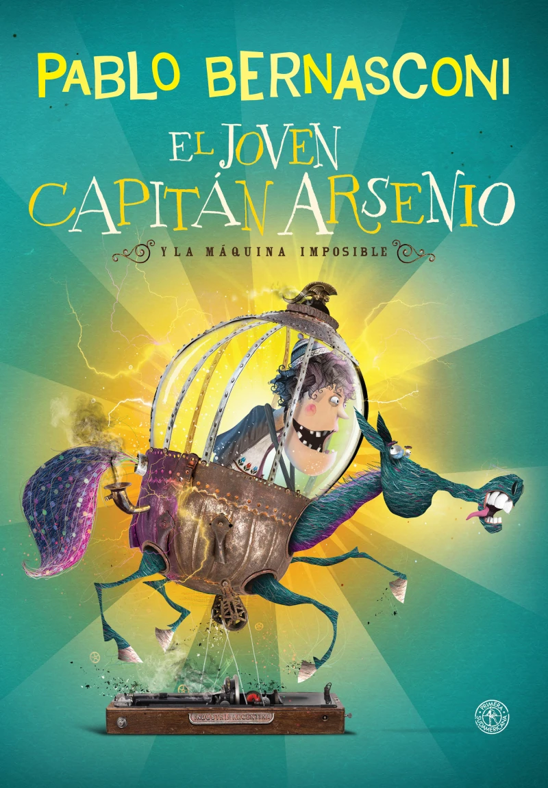 Portada: El joven capitán Arsenio y la máquina imposible