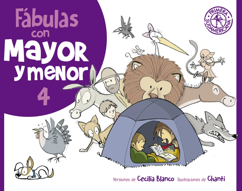 Portada: Fábulas con Mayor y menor 4