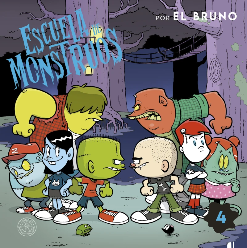 Portada: Escuela de Monstruos 4