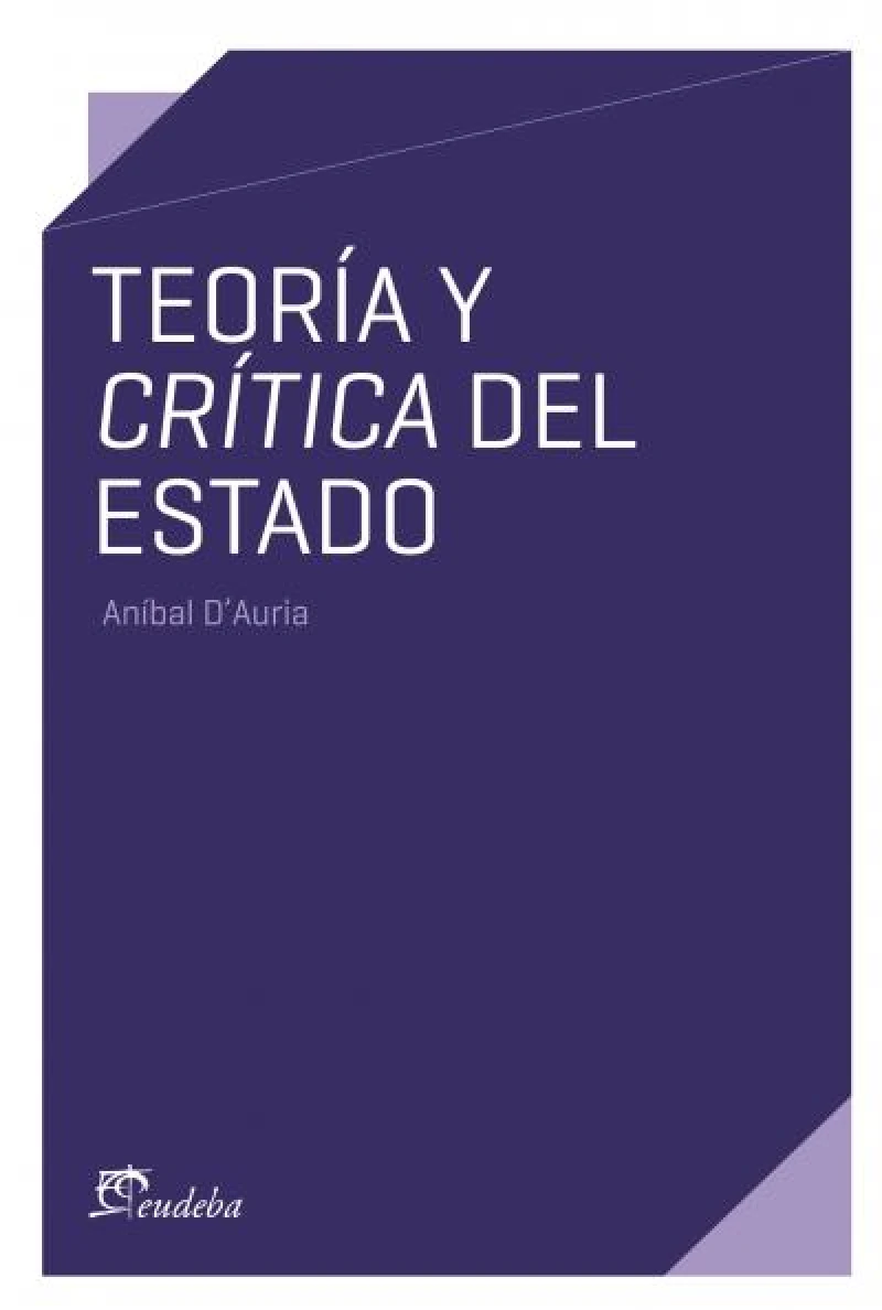 Portada: Teoría y crítica del estado
