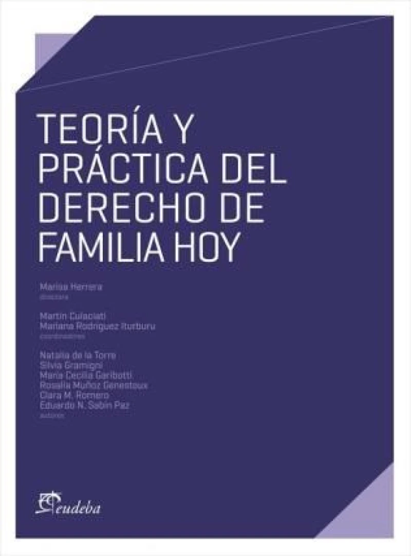 Portada: Teoría y práctica del derecho de familia hoy