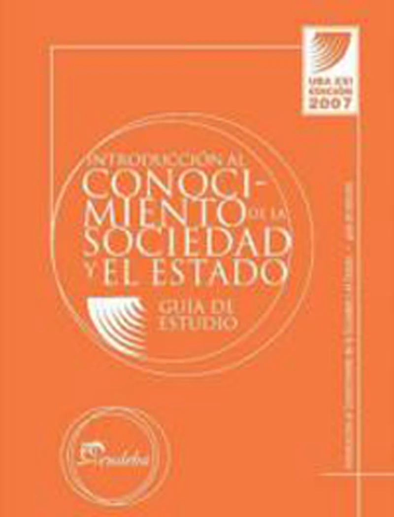 Portada: Guía Introducción al Conocimiento de la Sociedad y Estado