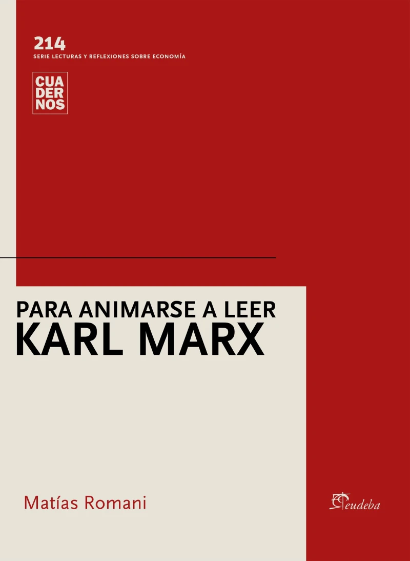 Portada: Para animarse a leer Karl Marx