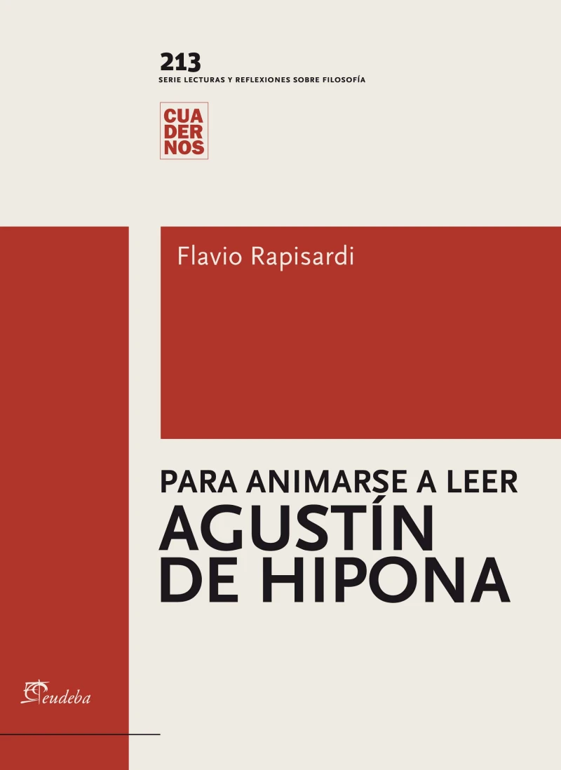 Portada: Para animarse a leer Agustín de Hipona