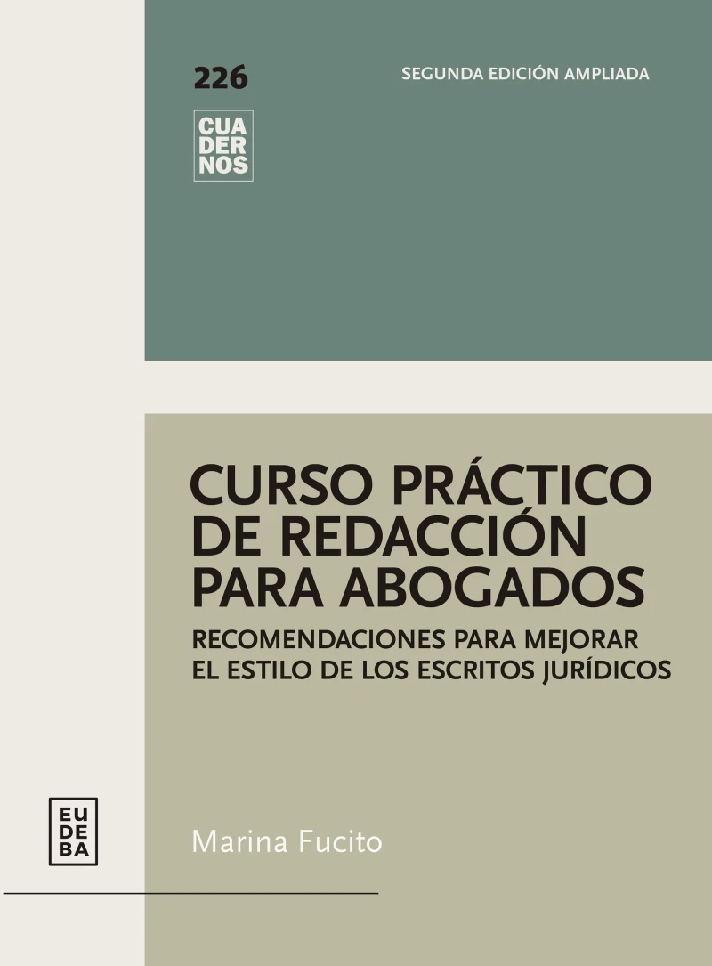 Portada: Curso práctico de redacción para abogados