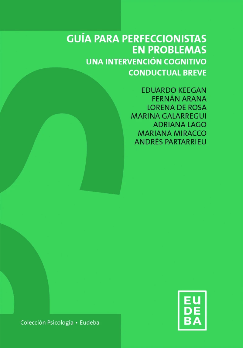 Portada: Guía para perfeccionistas en problemas