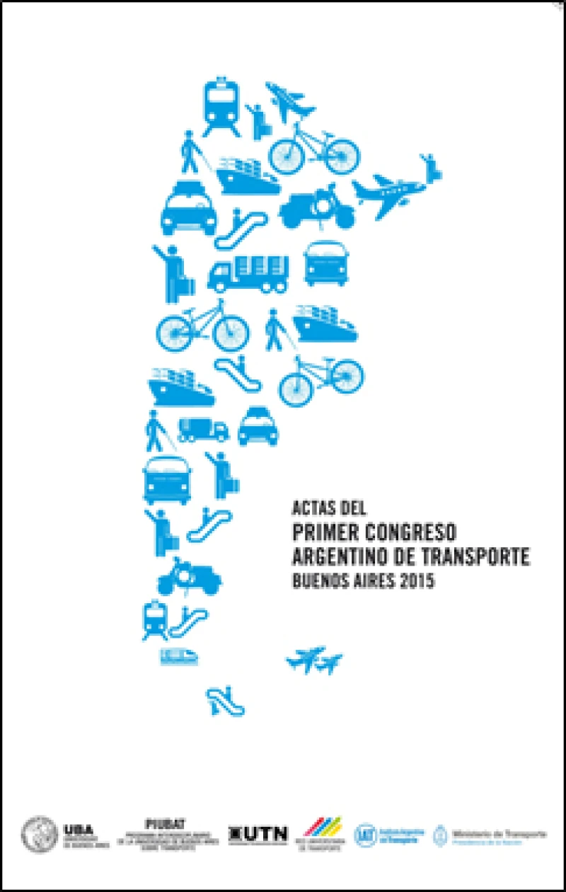 Portada: Actas del Primer Congreso Argentino de Transporte Buenos Aires 2015