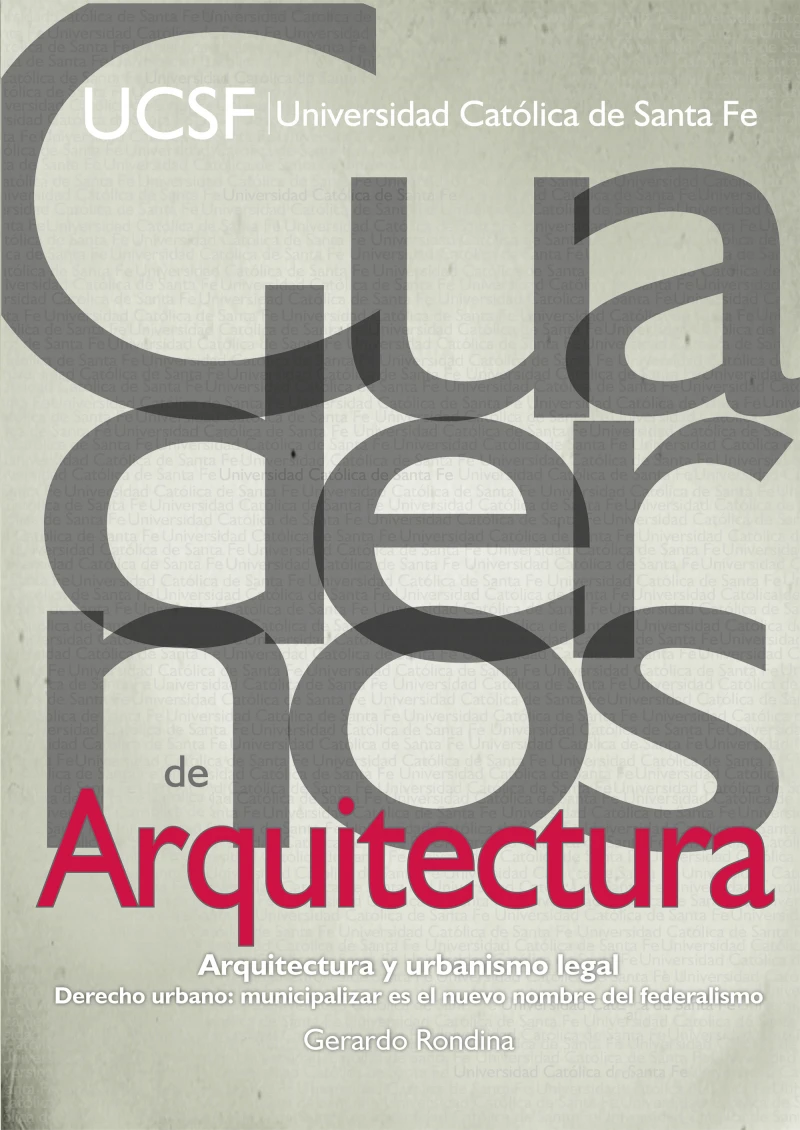 Portada: Arquitectura y urbanismo