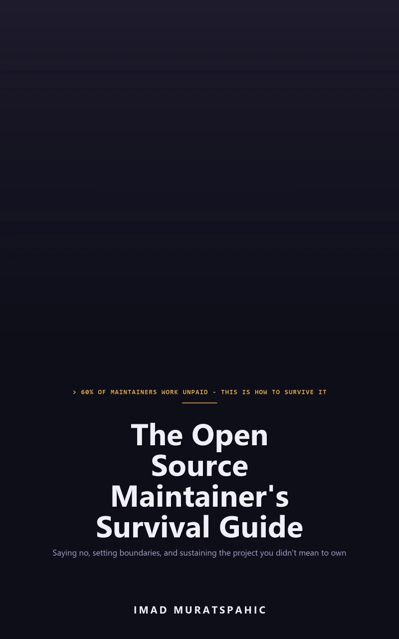 Portada: The Open Source Maintainer's Survival Guide