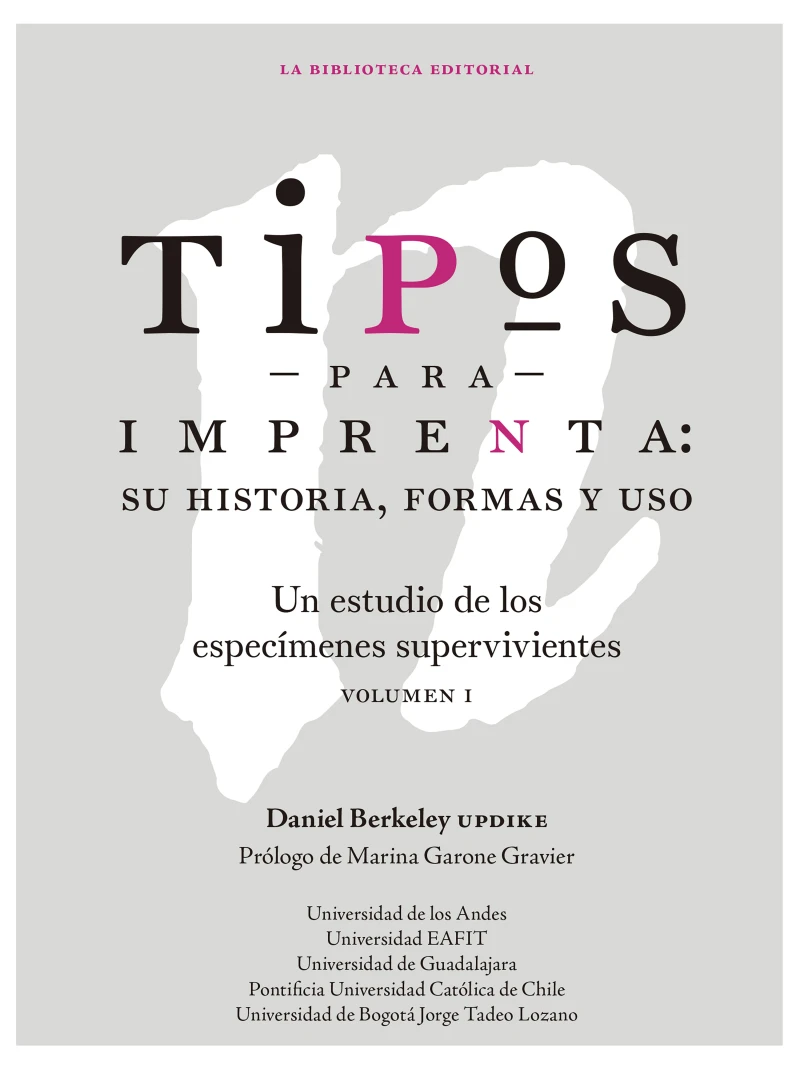Portada: Tipos para imprenta