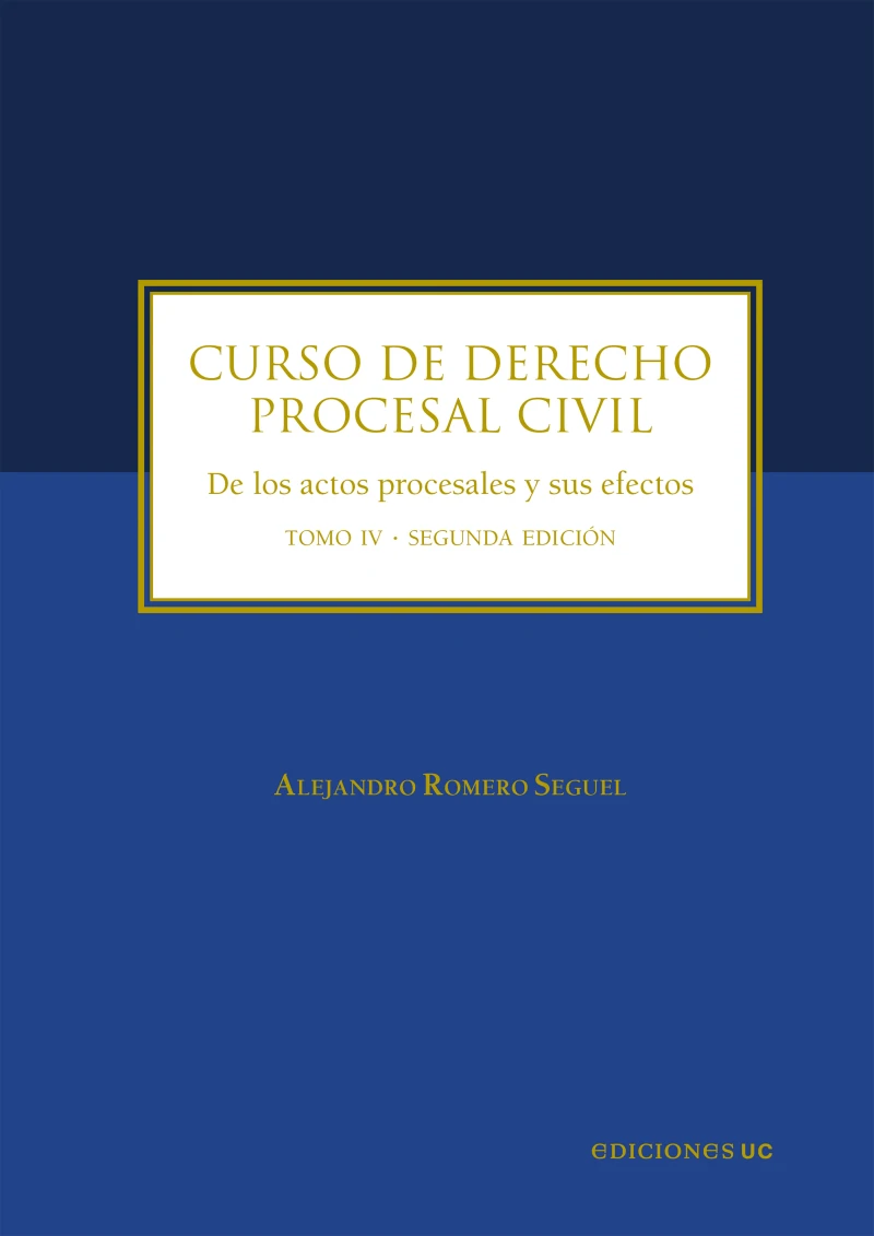 Portada: Curso de derecho procesal civil