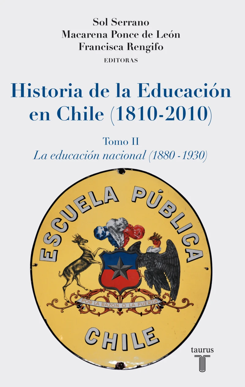 Portada: Historia de la Educación en Chile (1810 - 2010)