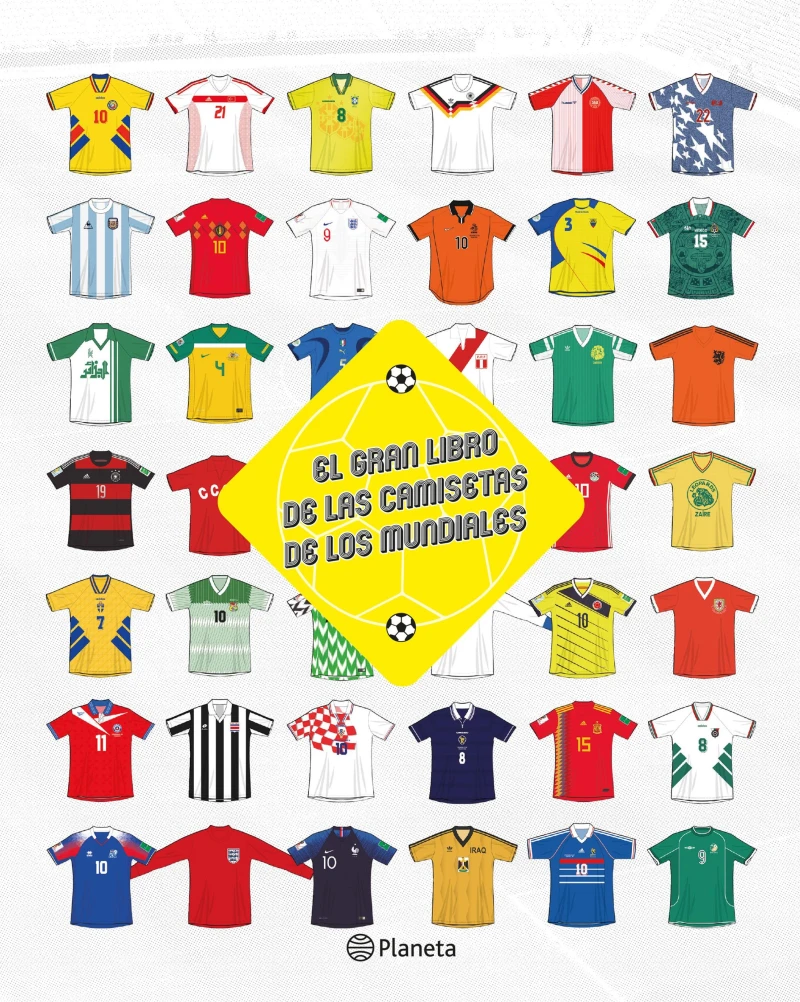 Portada: El gran libro de las camisetas de los mundiales