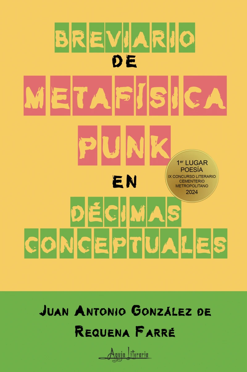 Portada: Breviario de metafísica punk en décimas conceptuales