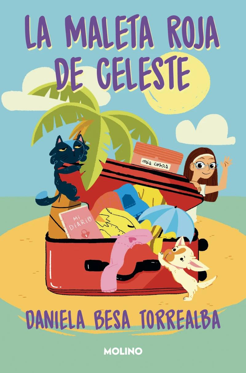 Portada: La maleta roja de Celeste