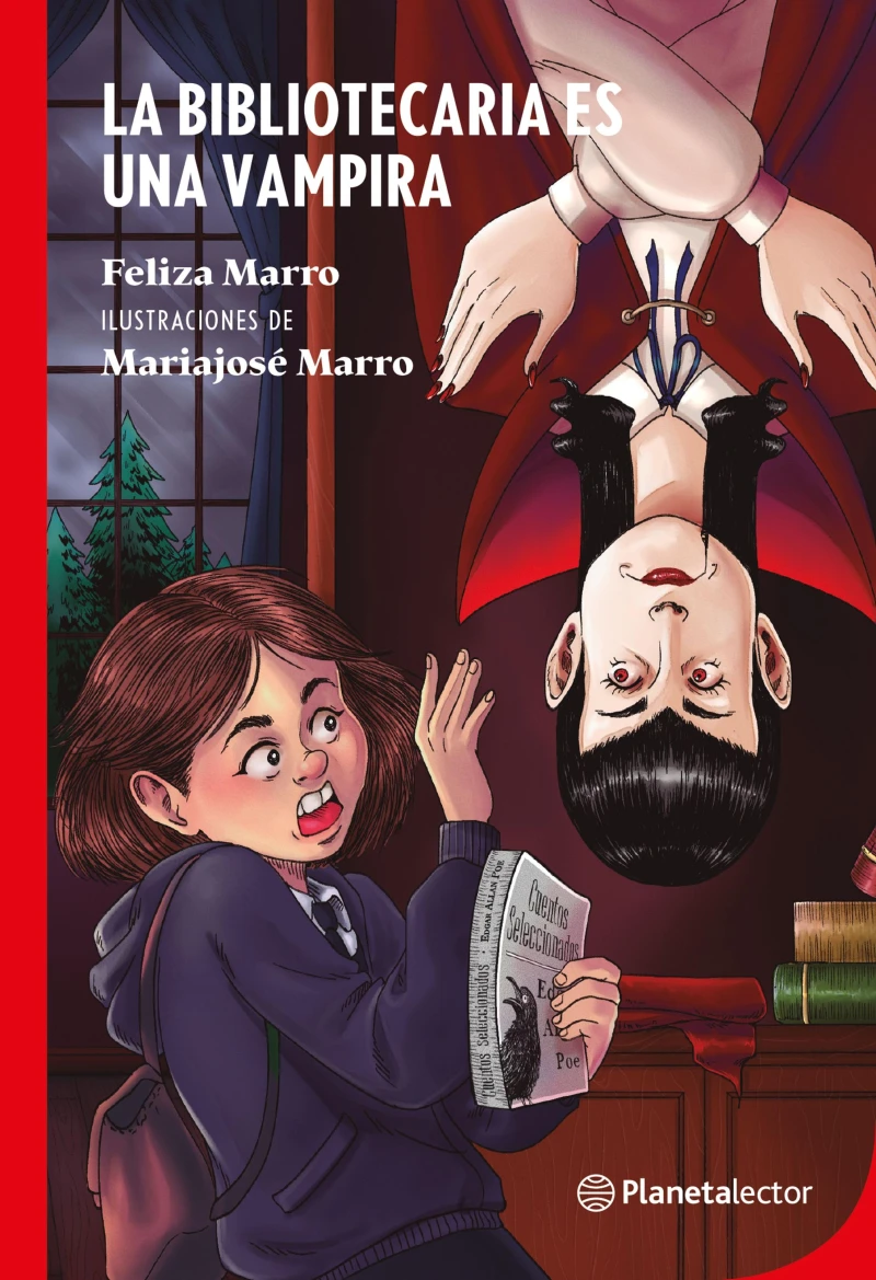 Portada: La bibliotecaria es una vampira