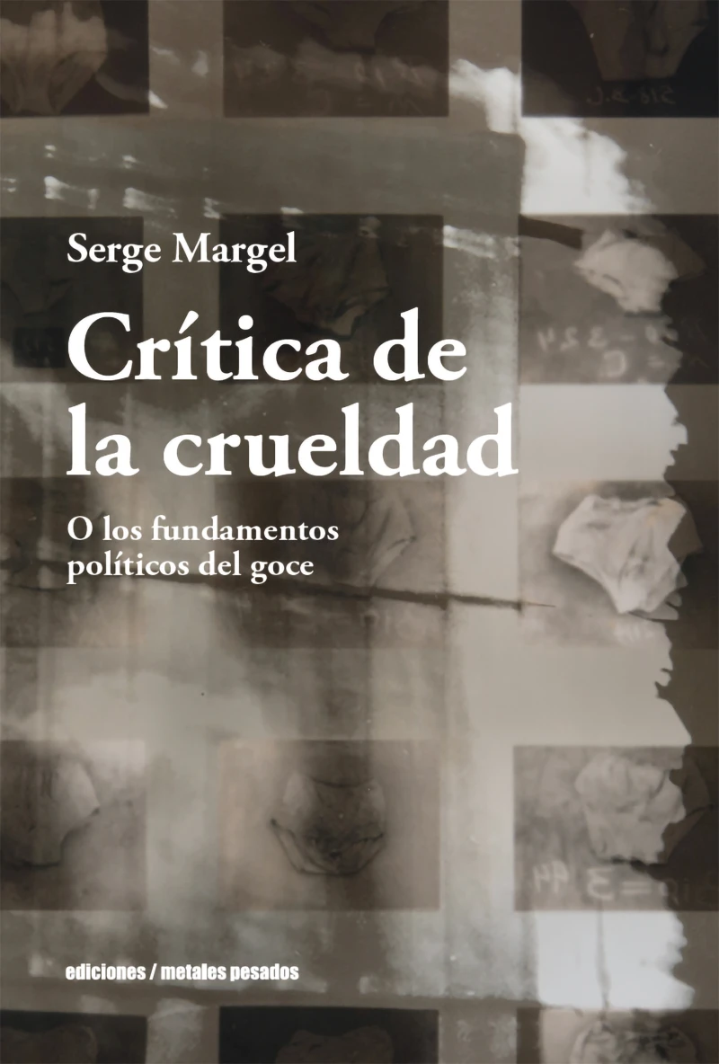 Portada: Crítica de la crueldad