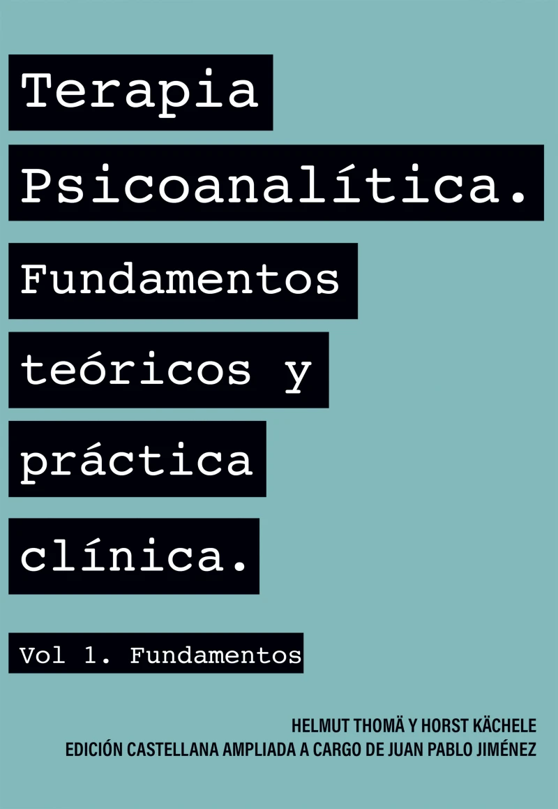 Portada: Terapia psicoanalítica