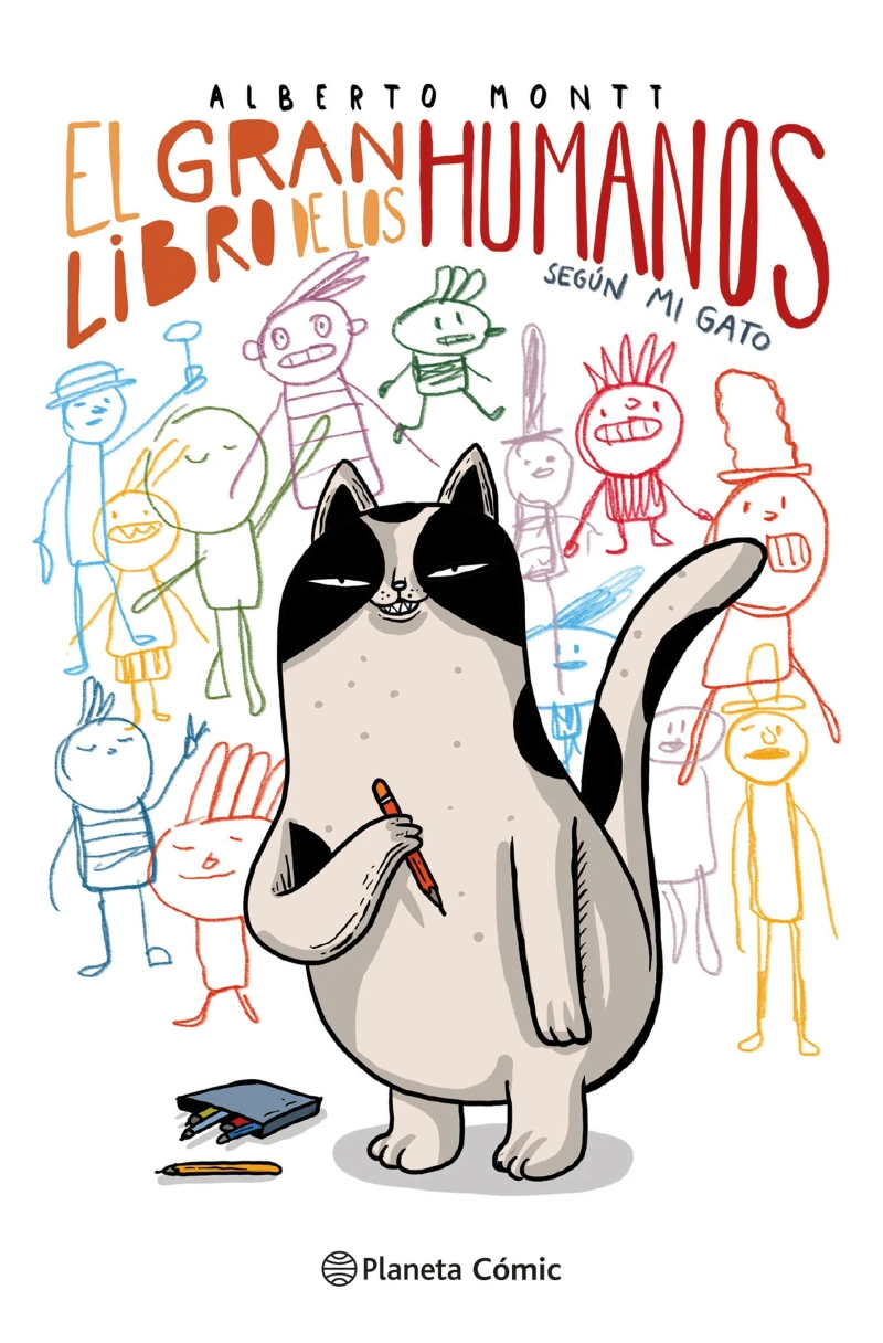 Portada: El gran libro de los humanos según mi gato
