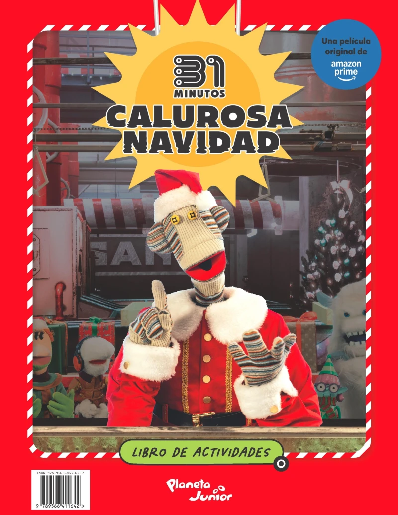 Portada: Calurosa Navidad. Libro de actividades