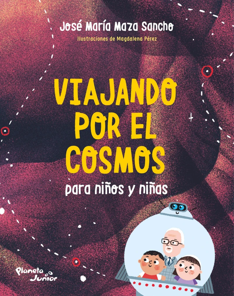 Portada: Viajando por el cosmos para niños y niñas