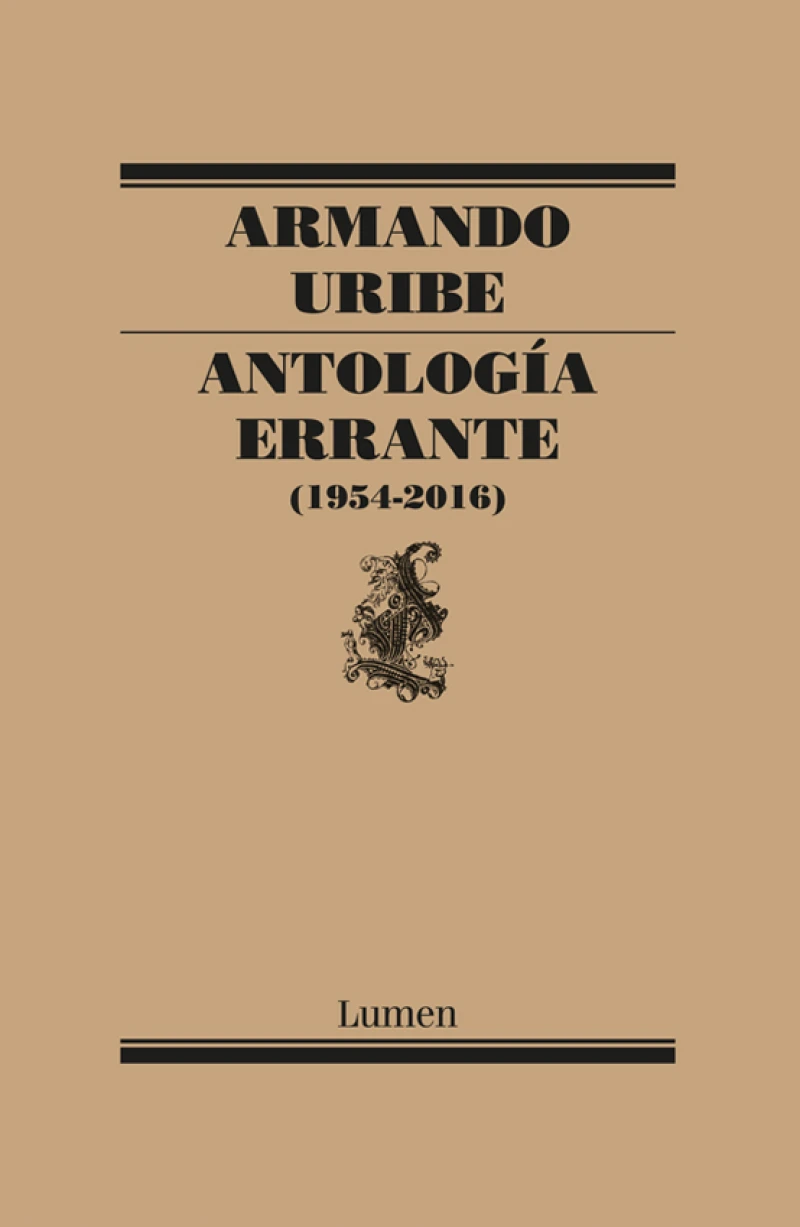 Portada: Antología errante