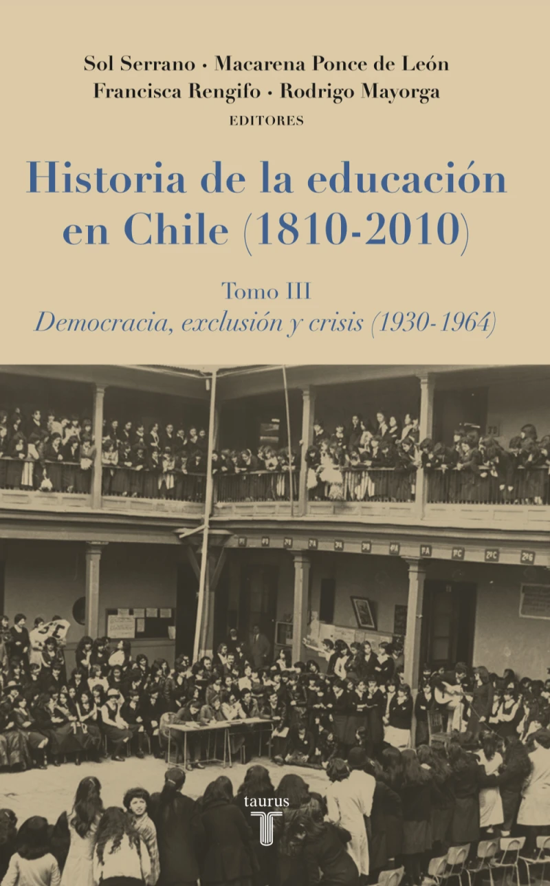 Portada: Historia de la educación en Chile (1810-2010)