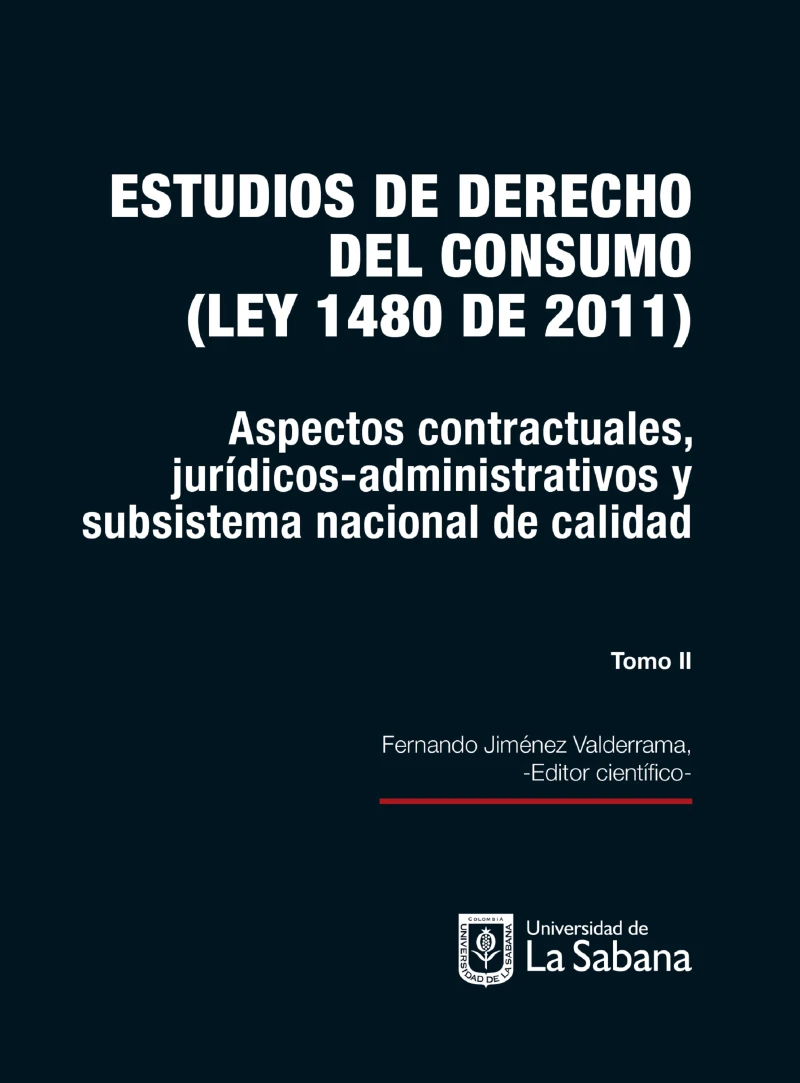 Portada: Estudios de derecho de consumo. Tomo II