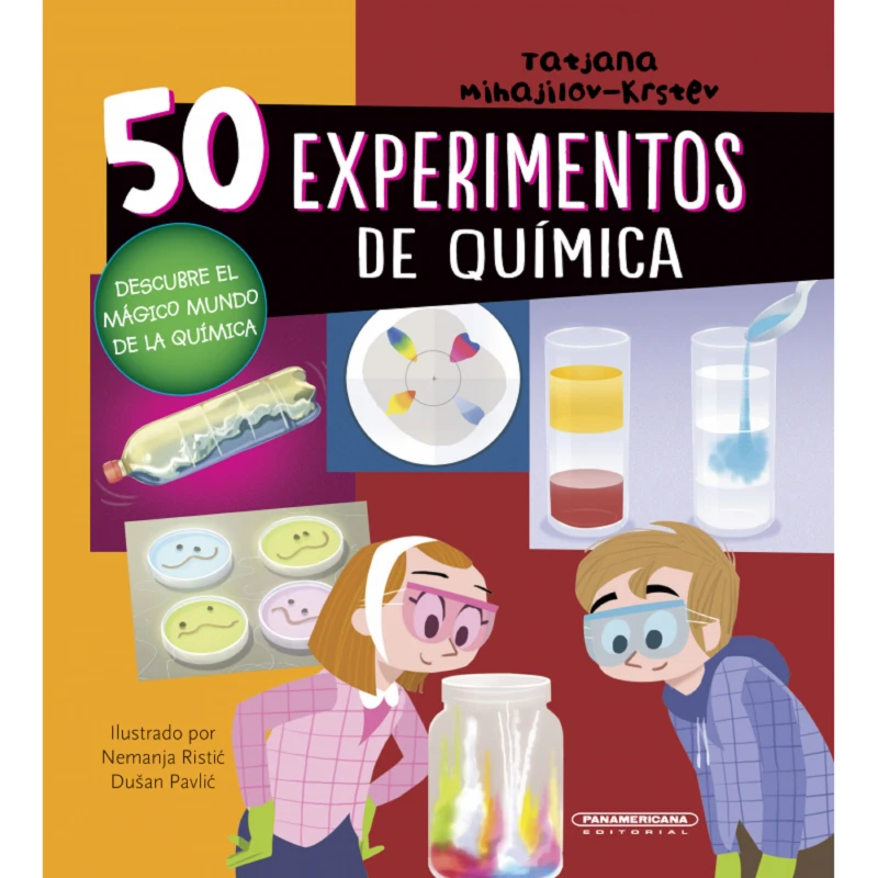 Portada: 50 experimentos de quimica