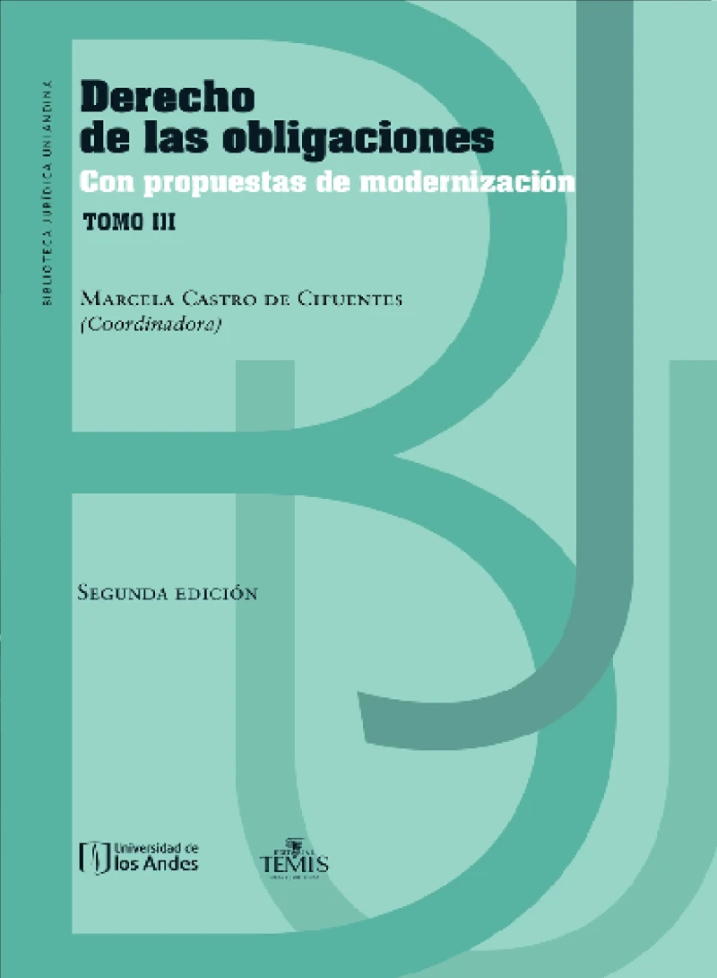 Portada: Derecho de las obligaciones con propuestas de modernización
