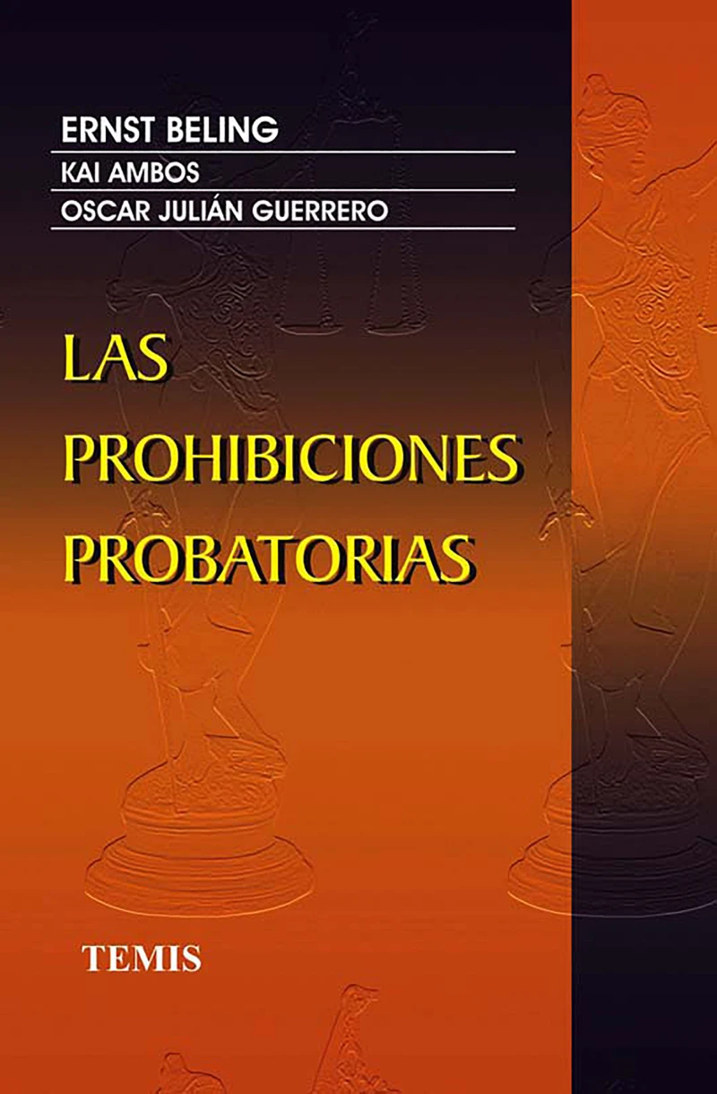 Portada: Las prohibiciones probatorias