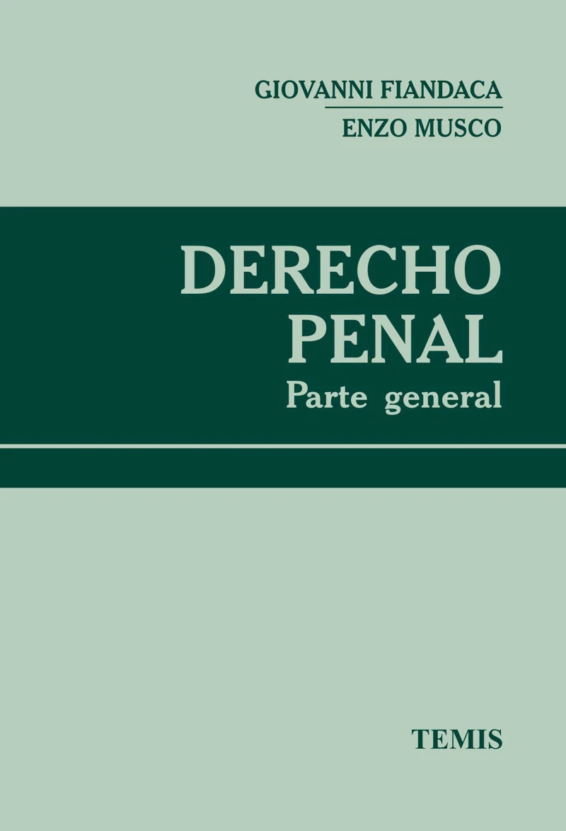 Portada: Derecho penal