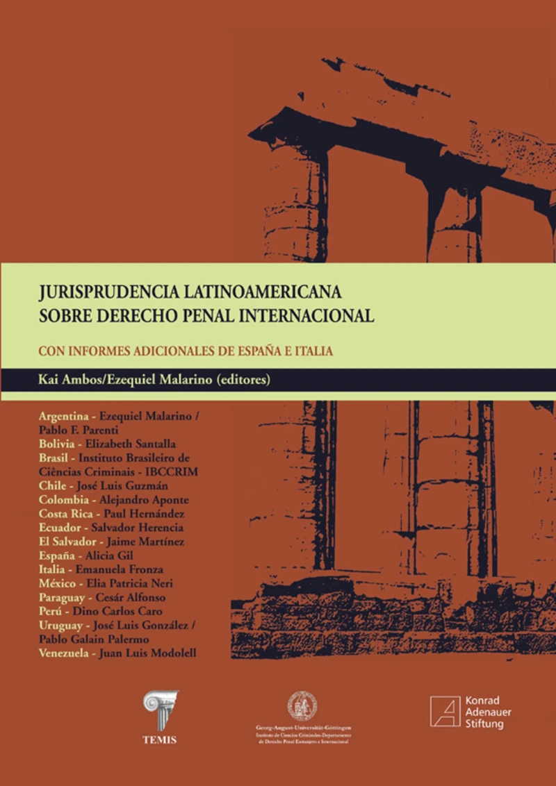 Portada: Jurisprudencia latinoamericana sobre derecho penal internacional