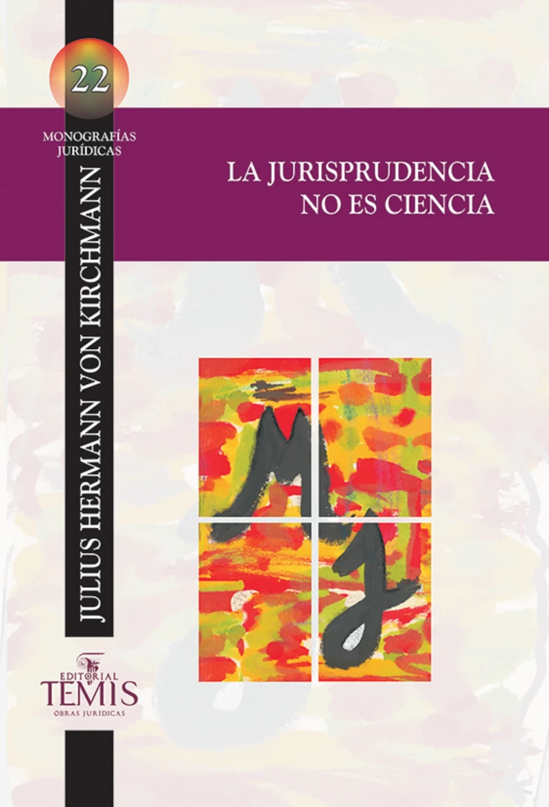 Portada: La jurisprudencia no es ciencia