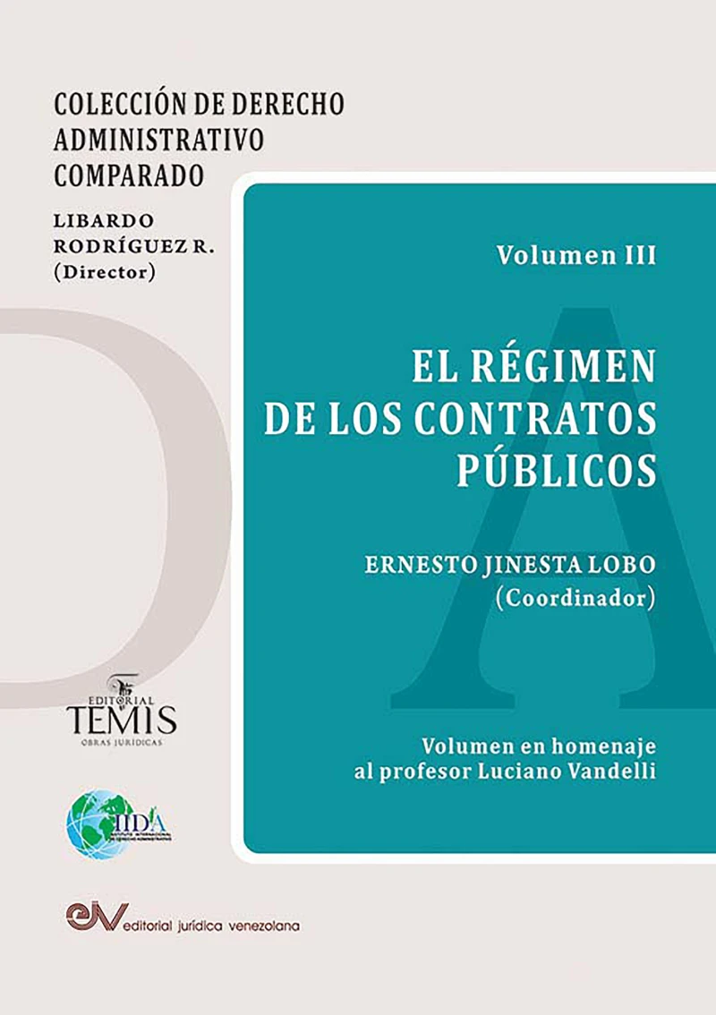 Portada: El régimen de los contratos públicos