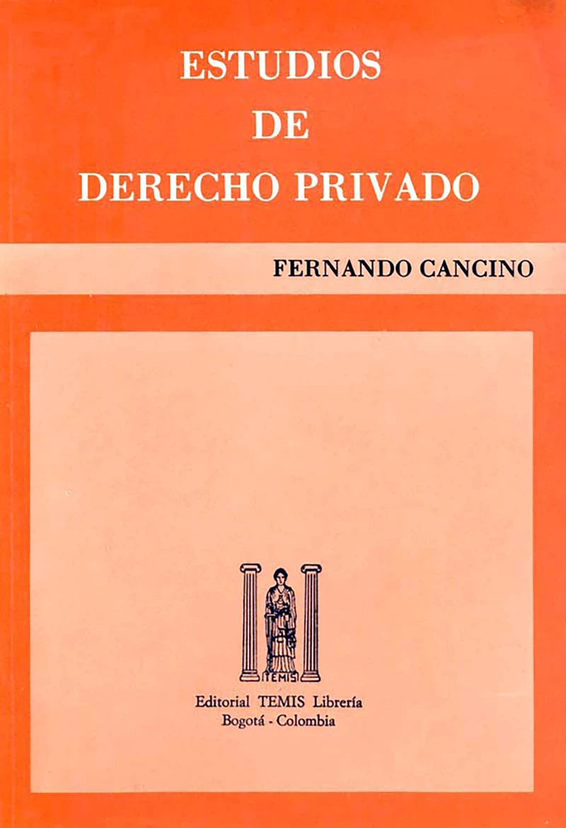 Portada: Estudios de derecho privado