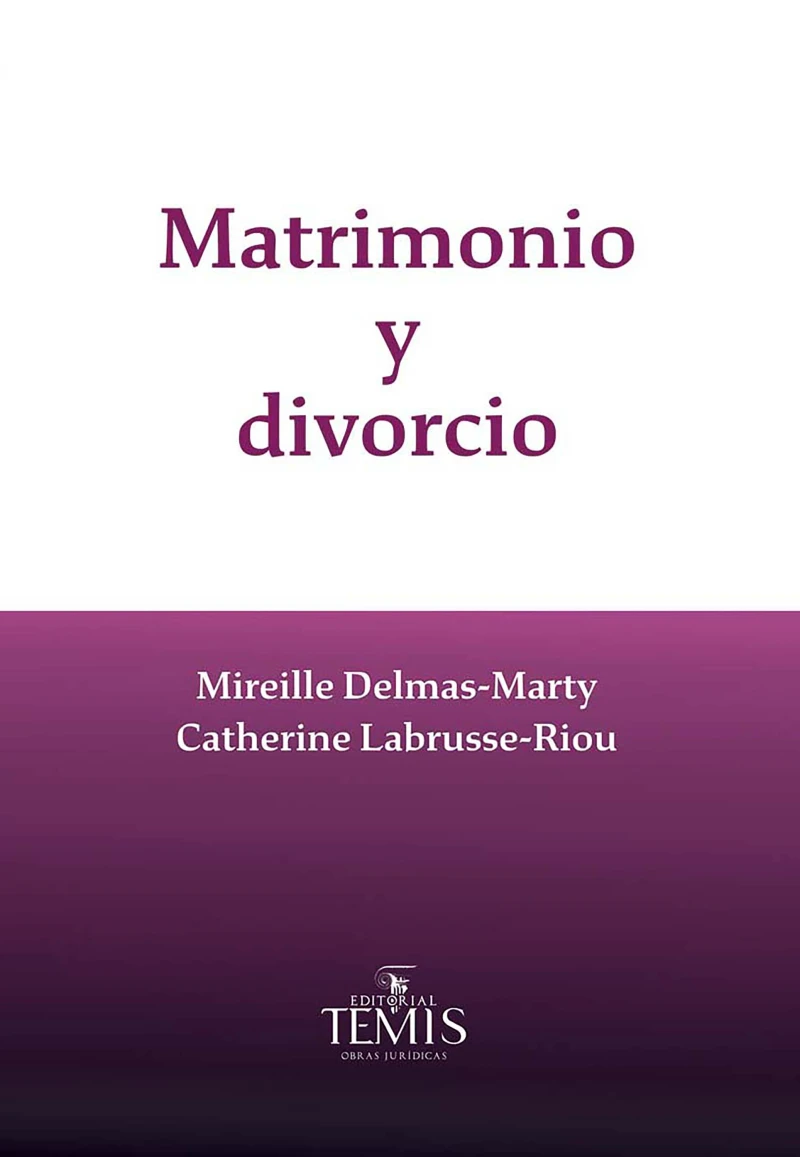 Portada: Matrimonio y divorcio