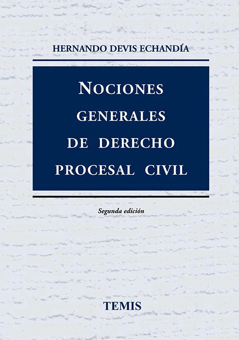 Portada: Nociones generales de derecho procesal civil
