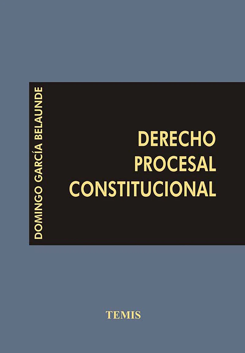 Portada: Derecho procesal constitucional