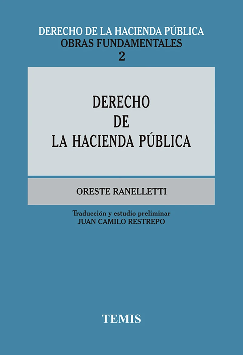 Portada: Derecho de la hacienda pública