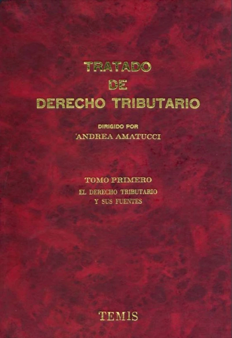 Portada: Tratado de derecho tributario, tomo I