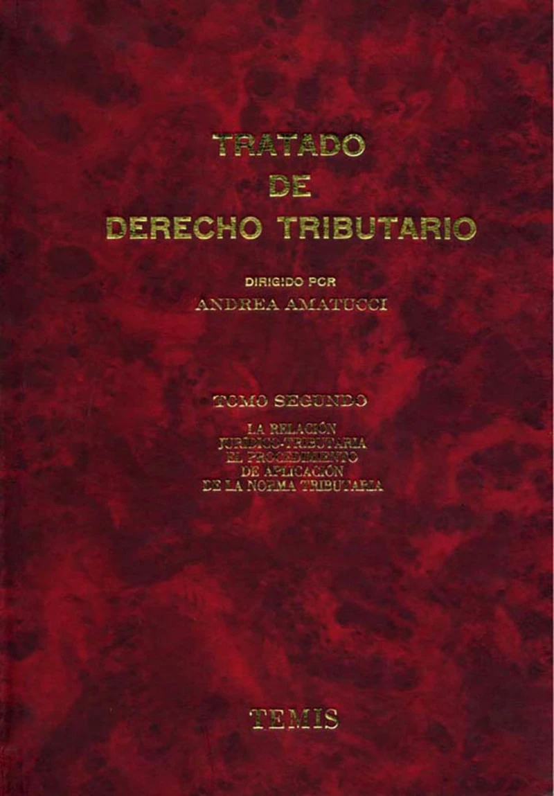 Portada: Tratado de derecho tributario, tomo II