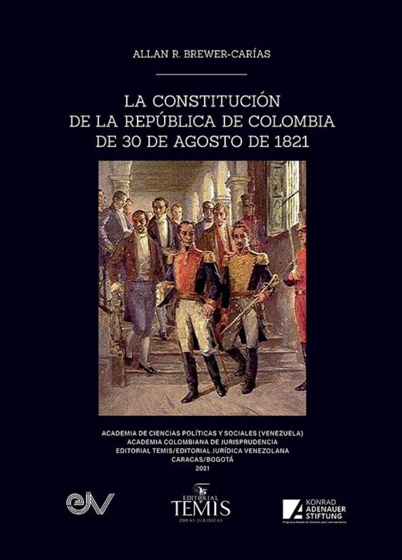 Portada: La Constitución de la República de Colombia de 30 de agosto de 1821